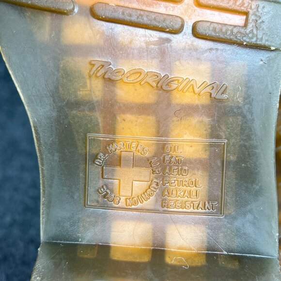 Dr. Martens 1460 Pascal Boots Women's Size 9 Black Virgin Leather Lace Up Combat - Picture 12 of 14